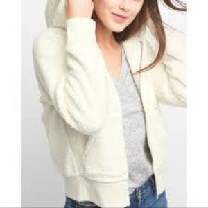 GAP Sherpa Zip Front Hoodie